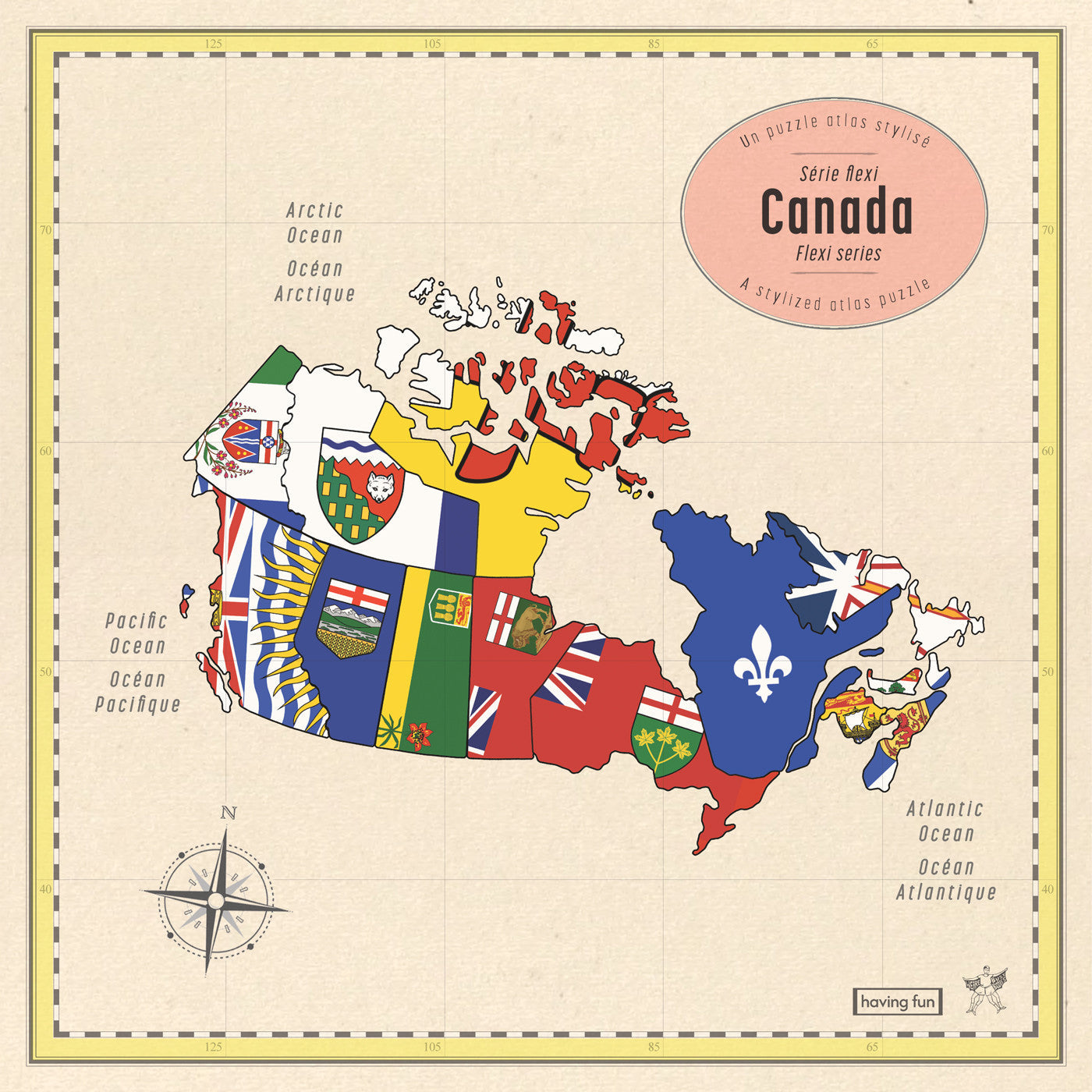 Map Of Canada Puzzle Series - Box Set |