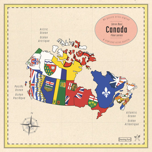 Map Of Canada Puzzle Series - Box Set |