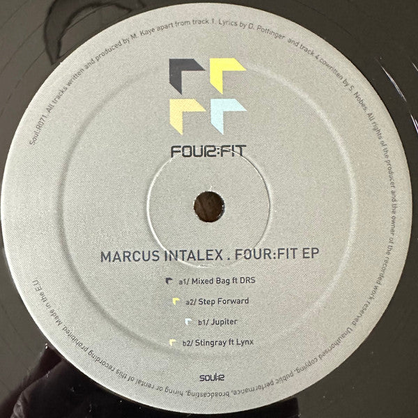 Marcus Intalex FOUR:FIT EP 08 Soul:r 12", EP, RP Mint (M) Mint (M)