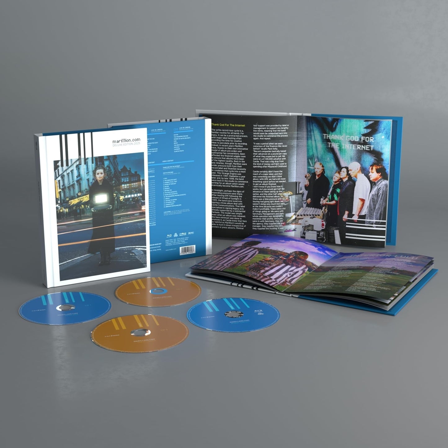 Marillion - Marillion.Com (3Cd + Blu-Ray Mediabook) |