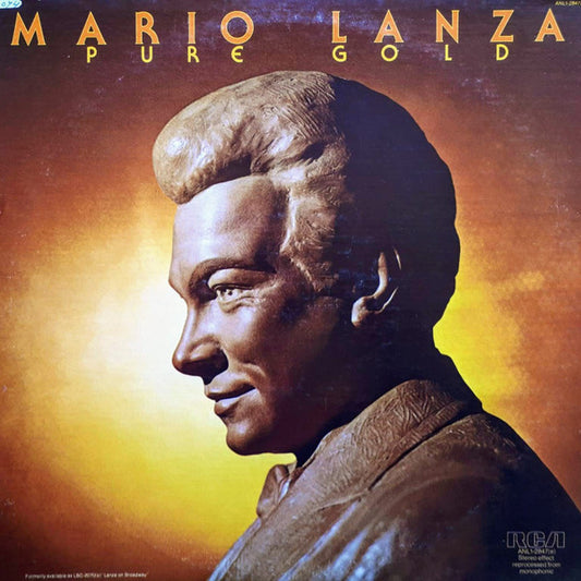 Mario Lanza Pure Gold RCA LP, Album Mint (M) Mint (M)