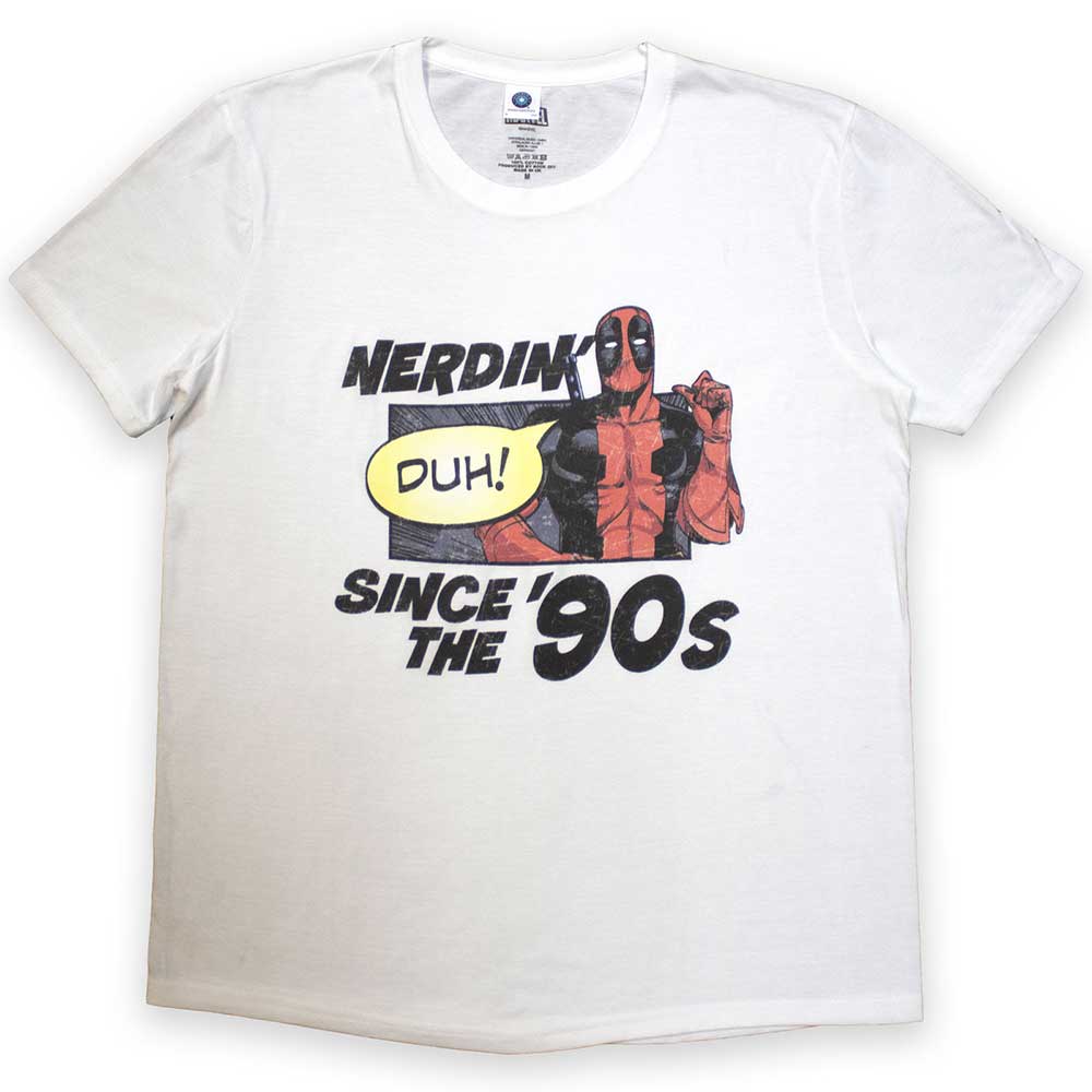 Deadpool Nerdin' Since The '90s | White