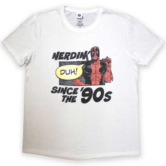 Deadpool Nerdin' Since The '90s | White