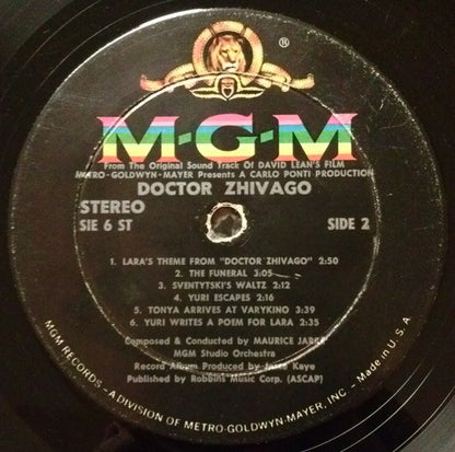 Doctor Zhivago (Original Sound Track Album) | Near Mint (NM) Near Mint (NM)