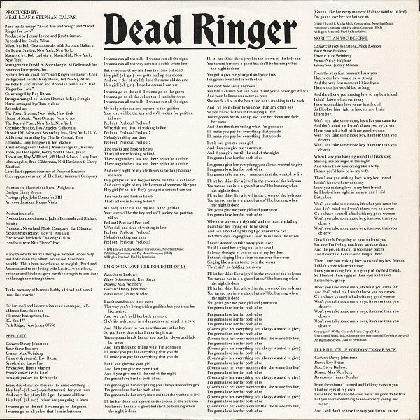 Dead Ringer | Near Mint (NM) Near Mint (NM) - ROCK / USED *NEAR MINT*