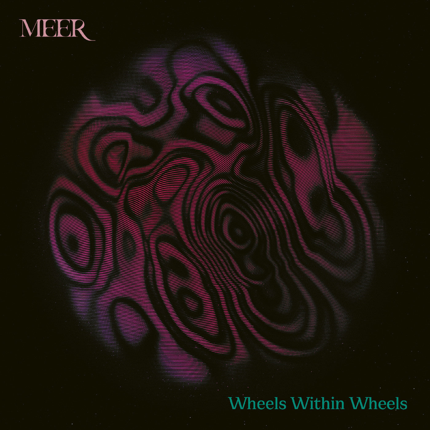 Meer - Wheels Within Wheels (NEON MAGENTA / GRIMACE PURPLE VINYL) | Mint (M) Mint (M) - ROCK *SEALED/COLOR*