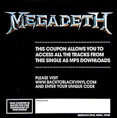 Megadeth Dystopia Tradecraft, T-Boy Records, UMe, Universal LP, Album Very Good Plus (VG+) Near Mint (NM or M-)