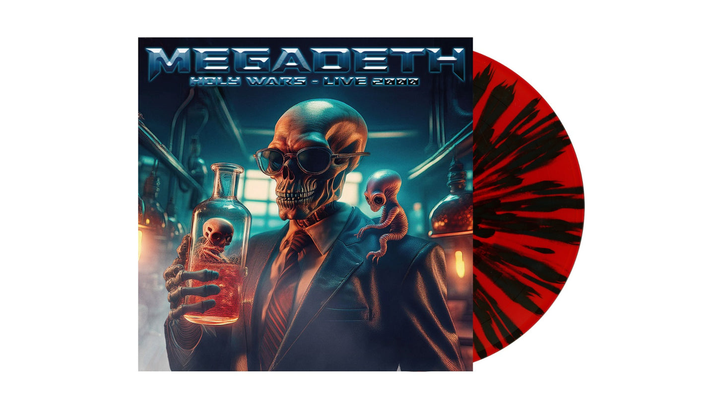 Megadeth - Holy Wars - Live 2000 (Red W/ Black Splatter VINYL) | Mint (M) Mint (M) - METAL *SEALED/COLOR*