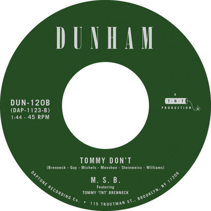 There's a New Day Coming / Tommy Don't | Mint (M) Mint (M)