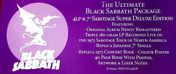 Sabotage Super Deluxe | Mint (M) Mint (M) - METAL *BOX SET*