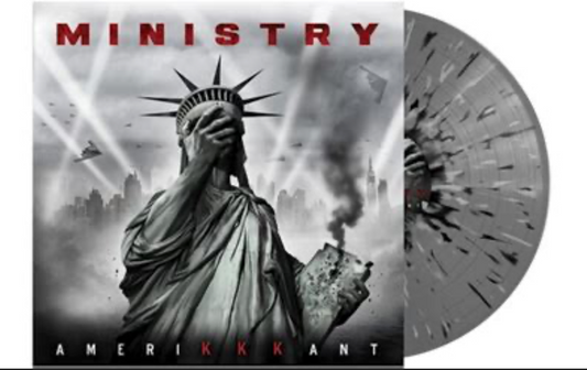 MINISTRY - Amerikkkant (Gray, Black & White Splatter VINYL LP Nuclear Blast NBR 4341-5) | NEW - METAL/INDUSTRIAL *NEW/COLOR*
