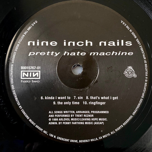 Nine Inch Nails - Pretty Hate Machine (VINYL LP THE BICYCLE MUSIC COMPANY B0015767-01 2011) | Near Mint (NM or M-) Near Mint (NM) - METAL/INDUSTRIAL / NEW *SEALED*