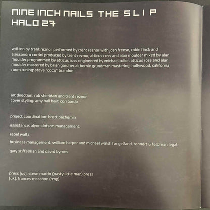 Nine Inch Nails - The Slip (COLOR VINYL 2xLP UNO) | - METAL/INDUSTRIAL *SEALED*