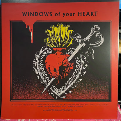 Windows Of Your Heart *HALF BLACK/CLEAR RED SPLATTER* | Mint (M) Near Mint (NM)