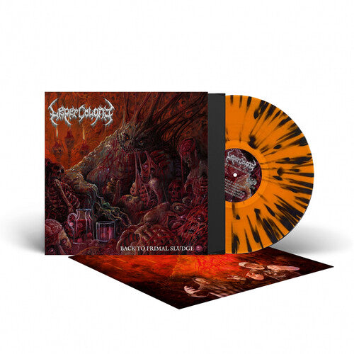 LEPER COLONY - (PRESALE 10/9/26) Back to Primal Sludge - Orange/ Black (140G LMTD ORANGE VINYL LP) | NEW - METAL *NEW/COLOR*