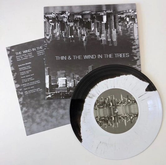 Thin & The Wind In The Trees Split (HALF BLACK/HALF WHITE VINYL 7") | Mint (M) Mint (M) - METAL *NEW/COLOR*
