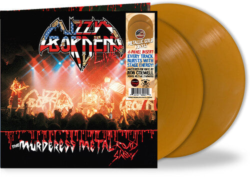 Lizzy Borden - (PRESALE 6/26/26) The Murderess Metal Road Show: 40th Ann. (GATFLD GOLD 2xVINYL) | Mint (M) Mint (M) - METAL *NEW/COLOR*