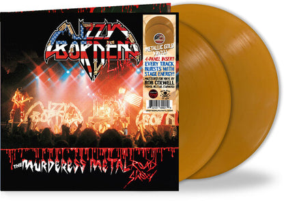 Lizzy Borden - (PRESALE 6/26/26) The Murderess Metal Road Show: 40th Ann. (GATFLD GOLD 2xVINYL) | Mint (M) Mint (M) - METAL *NEW/COLOR*