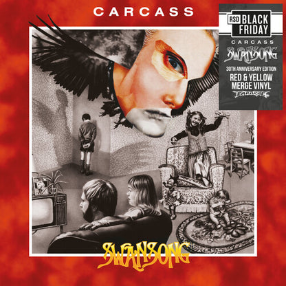 Carcass - (PRESALE 11/26/26) Swansong (RSD) Red/ Yellow (YELLOW RED VINYL LP) | NEW - METAL *NEW/COLOR*