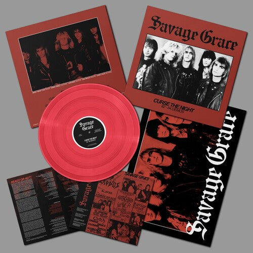 (PRESALE 6/26/26) Curse the Night - 82-84 Demos (POSTER RED VINYL) | Mint (M) Mint (M) - METAL *NEW/COLOR*