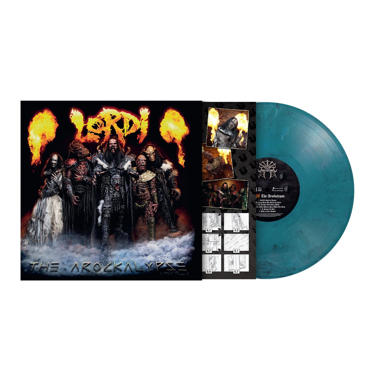 Lordi - (PRESALE 10/23/26) The Arockalypse (MOV BLUE, BLACK & WHITE MARBLED VINYL LP) | NEW - METAL *NEW/COLOR*