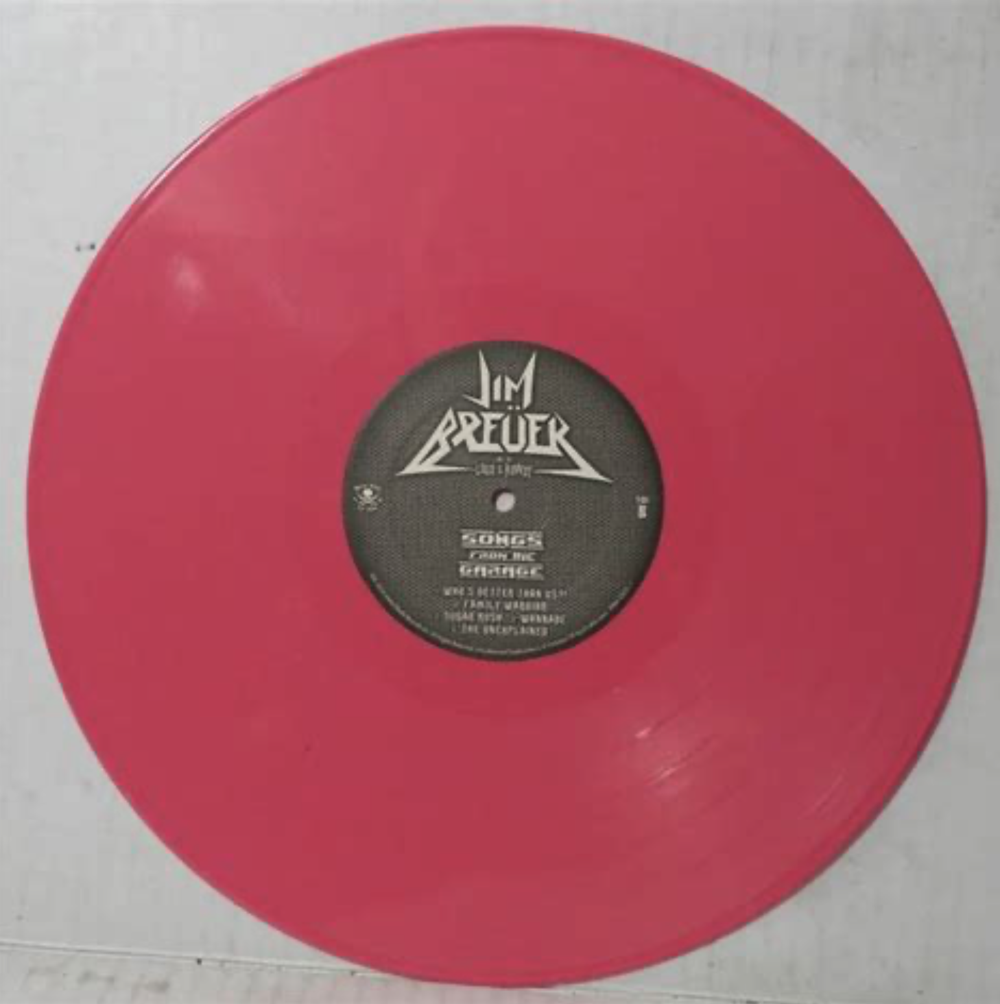 Jim Breuer - Songs From The Garage (LTD Pink VINYL LP) | NEW - METAL *NEW/COLOR*