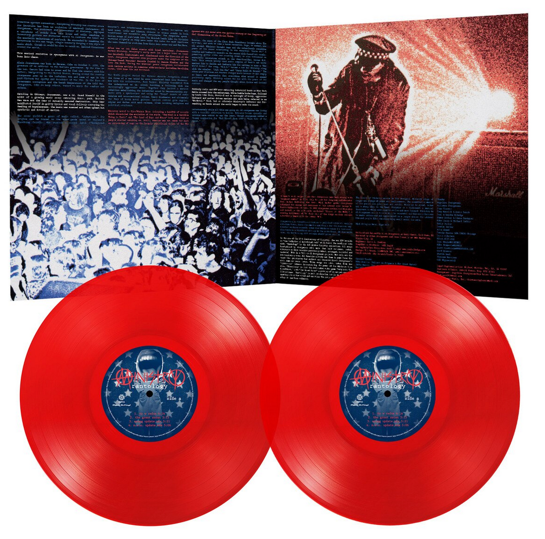 Ministry - (PRESALE 7/10/26) Rantology (180G NUMBERED 1500 TRANSLUCENT RED 2xVINYL) | Mint (M) Mint (M) - METAL *NEW/COLOR*