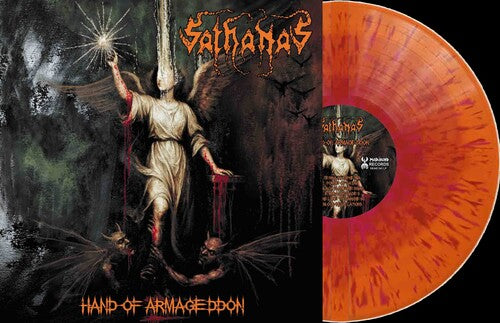 Sathanas - (PRESALE 12/11/26) Hand of Armageddon (RED ORANGE CLEAR VINYL LP) | NEW - METAL *NEW/COLOR*