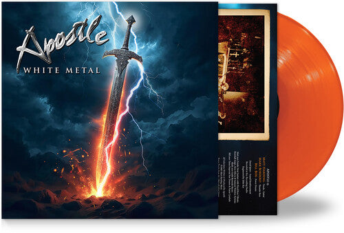 (PRE ORDER 4/24/26) White Metal (ORANGE VINYL) | - METAL *NEW/COLOR*