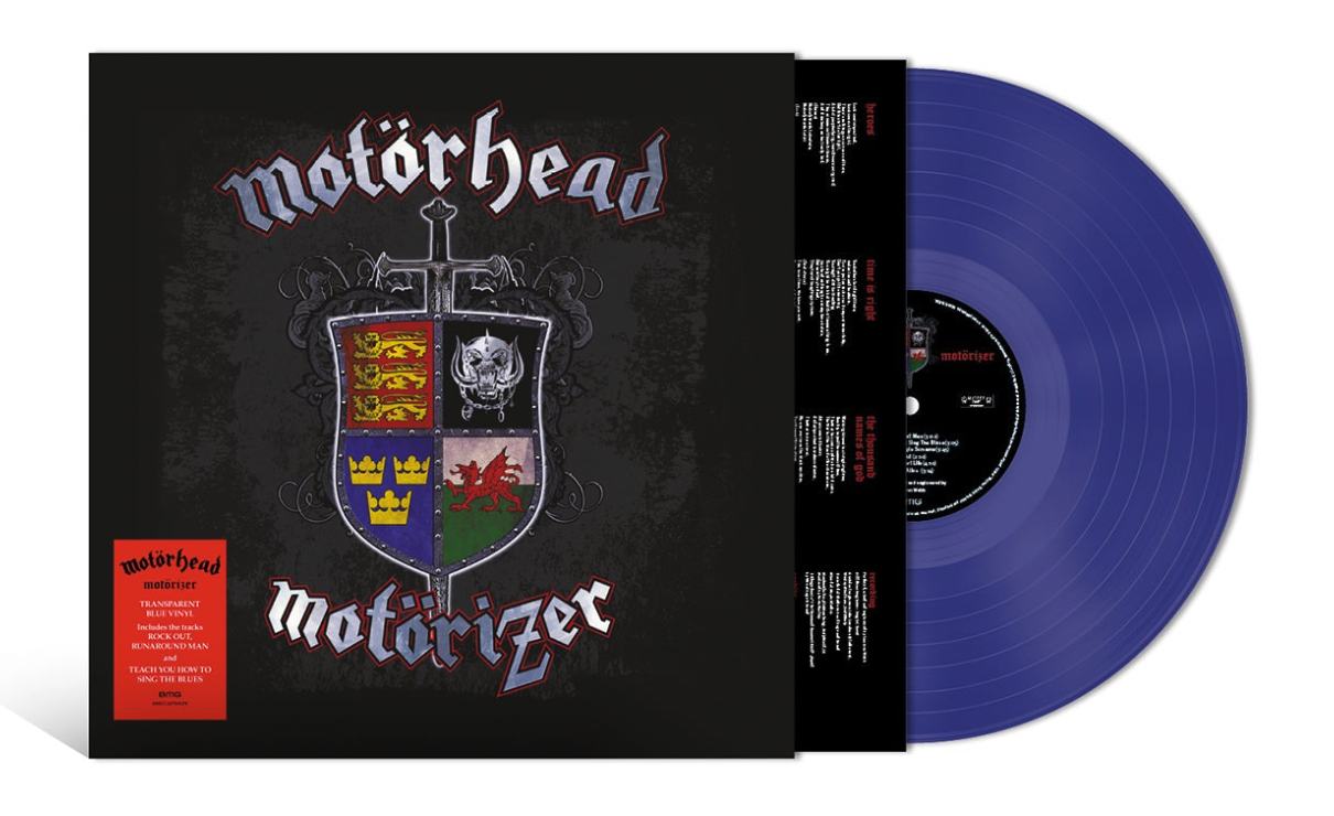 Motörhead - Motörizer (Transparent Blue VINYL LP BMG BMGCAT783LPX) | NEW - METAL *NEW/COLOR*