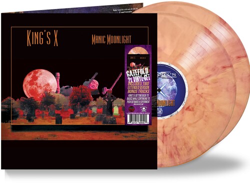 King's X - (PRESALE 11/20/26) Manic Moonlight (LTD GTFLD ORANGE VINYL 2xLP) | NEW - METAL *NEW/COLOR*