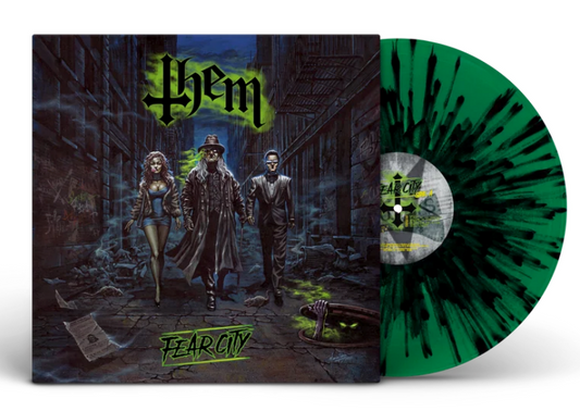 Them - Fear City (Green/Black Splatter VINYL LP Steamhammer SPV 245981 LP) | NEW - METAL *NEW/COLOR*