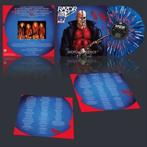 (PRE ORDER 4/17/26) Shotgun Justice (BLUE SPLATTER VINYL) | - METAL *NEW/COLOR*