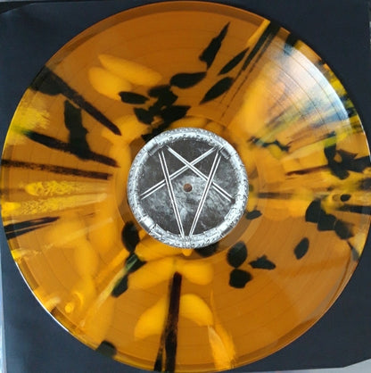 Repentless (TRANSPARENT ORANGE + YELLOW & BLACK SPLATTER) | Mint (M) Mint (M) - METAL *NEW/COLOR*