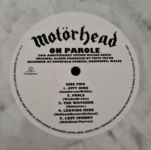 On Parole Steven Wilson Remix (RSD 2026 BLACK & WHITE MARBLED VINYL) | Mint (M) Mint (M) - METAL *NEW/COLOR*