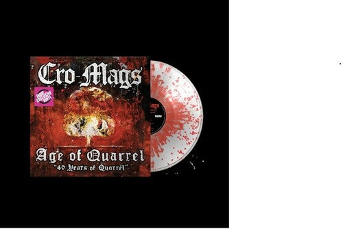 Cro-Mags - (PRESALE 11/13/26) Age Of Quarrel: 40 Years Of Quarrel (IEX SPLATTER RED WHITE VINYL LP) | NEW - METAL *NEW/COLOR*
