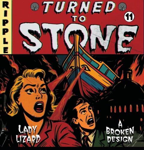 Lady Lizard & a Broken Design - (PRESALE 12/11/26) Turned To Stone Chapter 11: Lady Lizard & A Broken Design (RED CLEAR VINYL LP) | NEW - METAL *NEW/COLOR*