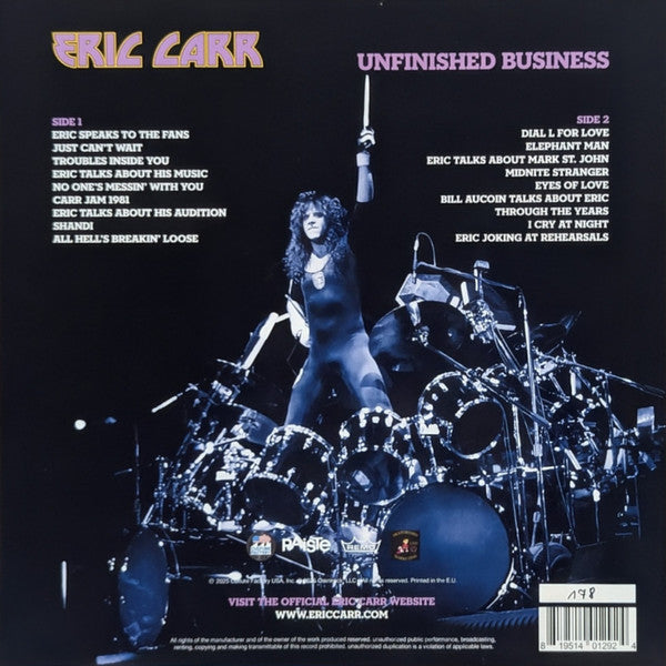 Unfinished Business (LIQUID FILLED BLUE VINYL) | - METAL *NEW/COLOR*