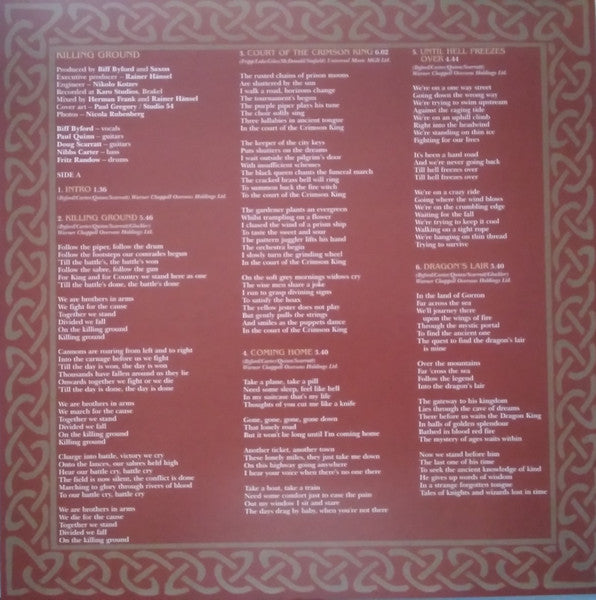 Killing Ground (COLOR VINYL) | Mint (M) Mint (M) - METAL *NEW/COLOR*