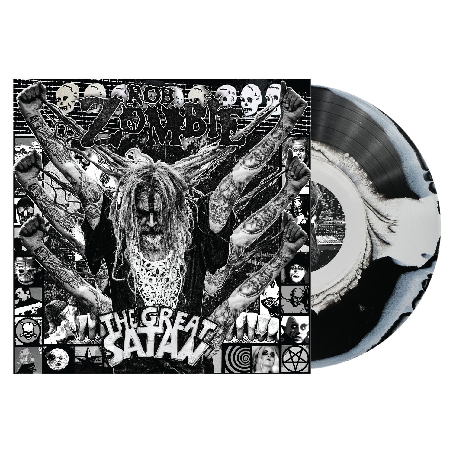 (PRE-ORDER 2/27/26) The Great Satan (Black White Swirl Vinyl) | Mint (M) Mint (M) - METAL *NEW/COLOR*
