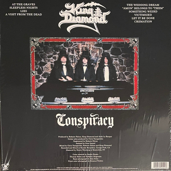 King Diamond - Conspiracy (RED BLACK MARBLE VINYL LP METAL BLADE 039842515113 2020) | Mint (M) Mint (M) - METAL / NEW *SEALED/COLOR*
