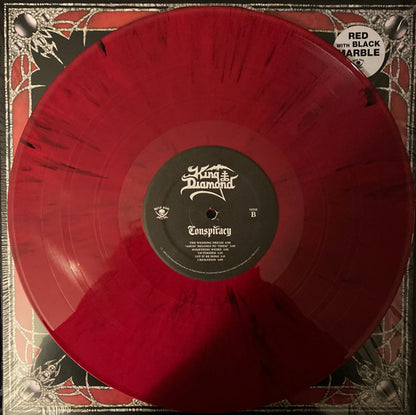 King Diamond - Conspiracy (RED BLACK MARBLE VINYL LP METAL BLADE 039842515113 2020) | Mint (M) Mint (M) - METAL / NEW *SEALED/COLOR*