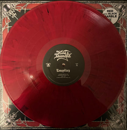 King Diamond - Conspiracy (RED BLACK MARBLE VINYL LP METAL BLADE 039842515113 2020) | Mint (M) Mint (M) - METAL / NEW *SEALED/COLOR*