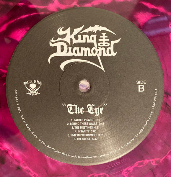 King Diamond - The Eye (PURPLE BLACK MARBLE VINYL LP METAL BLADE 039842515212 2020) | Mint (M) Mint (M) - METAL / NEW *SEALED*