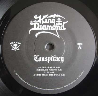 King Diamond - Conspiracy (BLACK VINYL LP 180G METAL BLADE 3984-15678-1 2020) | Mint (M) Mint (M) - METAL / NEW *SEALED*