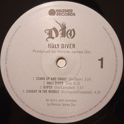 Dio - Holy Diver (VINYL 2xLP WARNER 603497844654 2022) | Mint (M) Near Mint (NM) - METAL / NEW *SEALED*