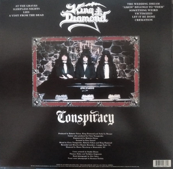 King Diamond - Conspiracy (BLACK VINYL LP 180G METAL BLADE 3984-15678-1 2020) | Mint (M) Mint (M) - METAL / NEW *SEALED*