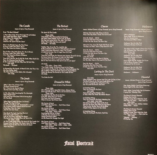 King Diamond - Fatal Portrait (ORANGE VINYL LP METAL BLADE 039842514710 2020) | Mint (M) Mint (M) - METAL / NEW *SEALED*