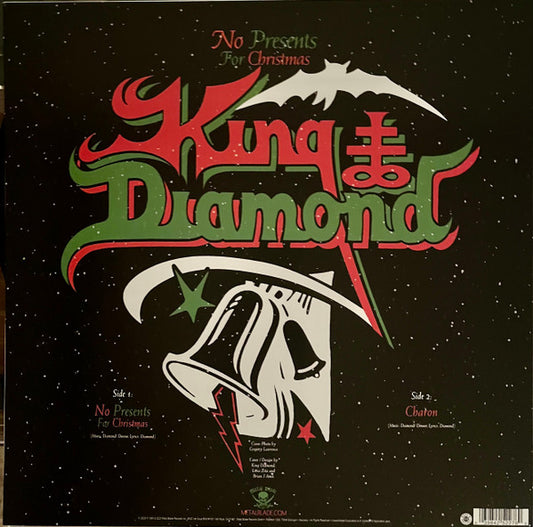 King Diamond - No Presents For Christmas (BLACK & WHITE MELT VINYL LP METAL BLADE 039842522760 2023) | Mint (M) Mint (M) - METAL / NEW *SEALED*