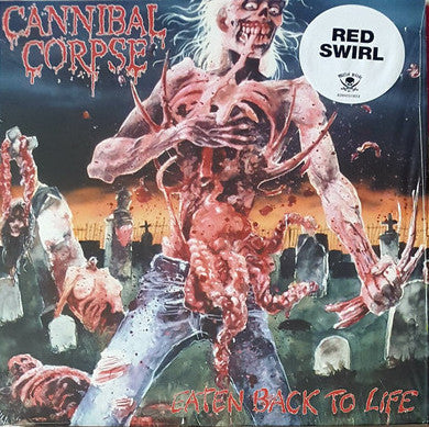 Cannibal Corpse - Eaten Back To Life (RED SWIRL VINYL LP METAL BLADE 3984-25190-1 2021) | Mint (M) Mint (M) - METAL / NEW *SEALED*